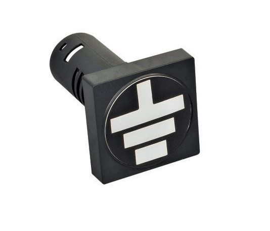 Лампа индикатор заземления AD105-22W(LED) матрица (квадрат) Ф22мм 24В